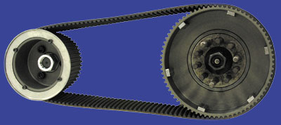 1936 - 1984 BIG TWIN 3� OPEN PRIMARY BELT DRIVE 